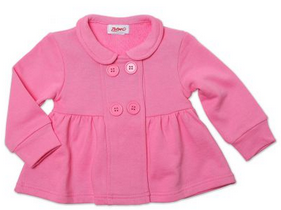 Zutano Hot Pink Baby Bodice Jacket