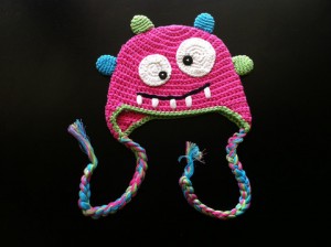 pink monster hat