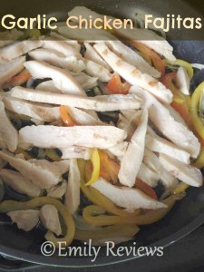 garlic chicken fajitas recipe