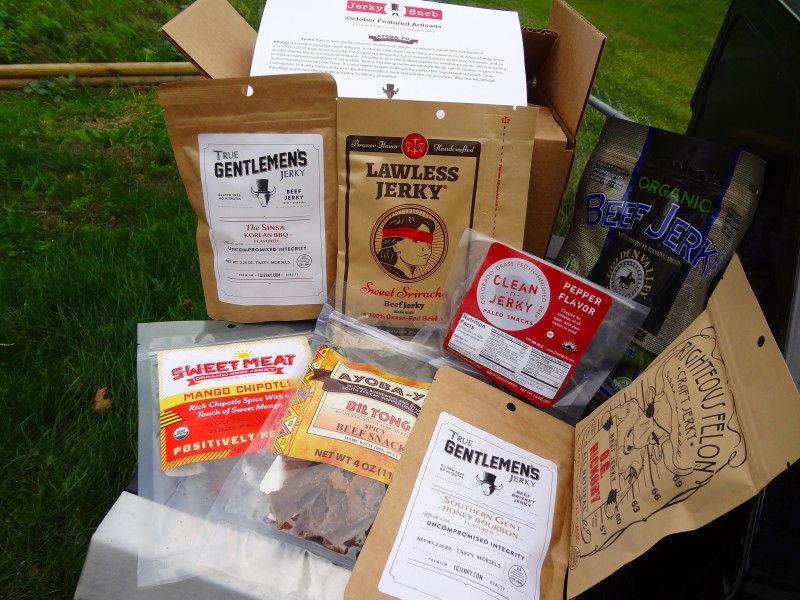 Jerky Snob a craft jerky subscription box review 