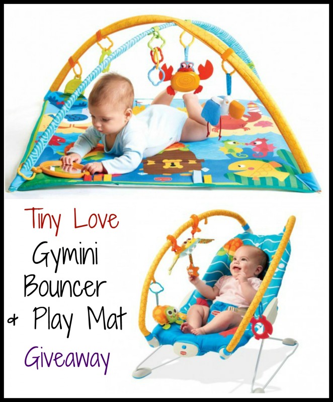 Tiny Love Giveaway Gymnin Seashore Bouncer and Play Mat