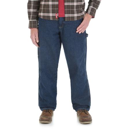 Wrangler fleece lined carpenter jeans