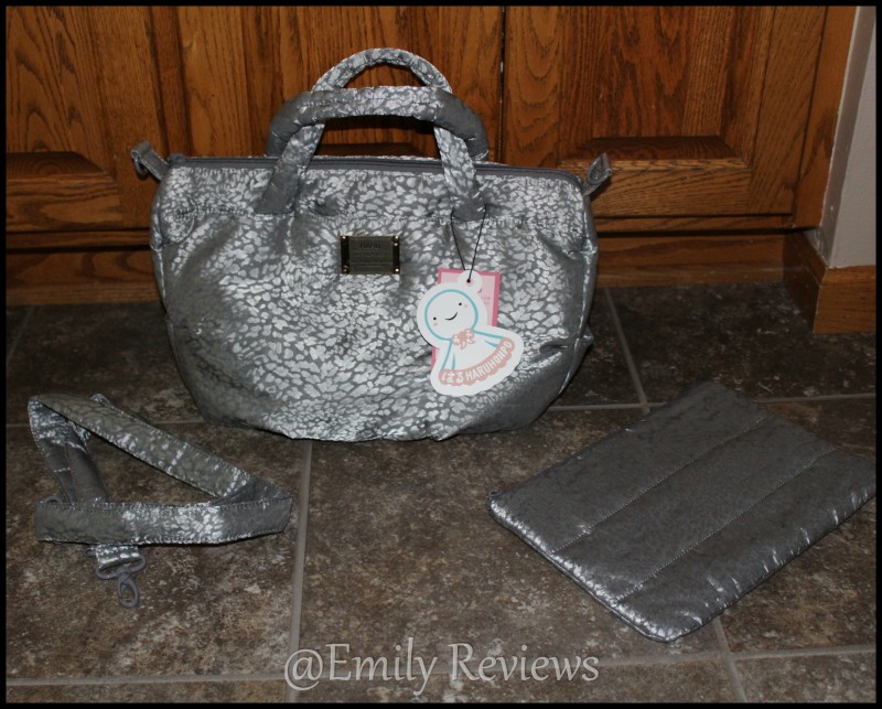 Haru Honpo USA Silver Leopard Cutie Bag