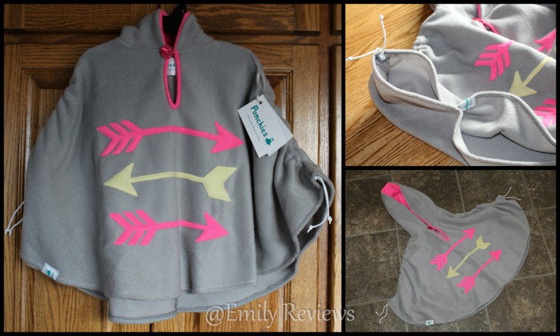 Ponchies For Kids ~ Adorable Arrows - Pink, Yellow, Grey Poncho Review