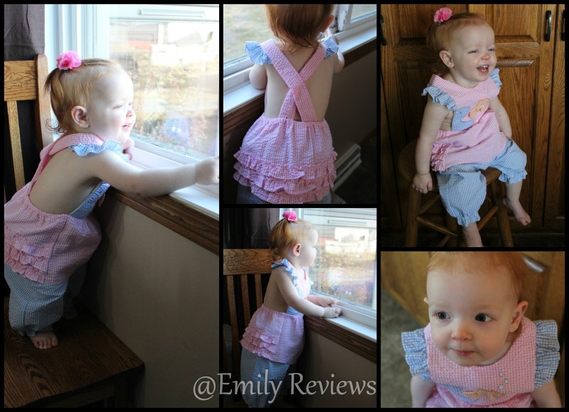 Fashionably Dressed For Summer With Zubels ~ Fish Applique Sunsuit Top and Capris for girls