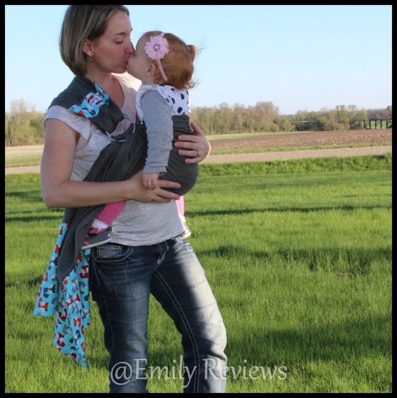 Snuggy Baby Foxy Linen Ring Sling ~ 10 Things I Do While Baby-Wearing & Snuggy Baby Wearing