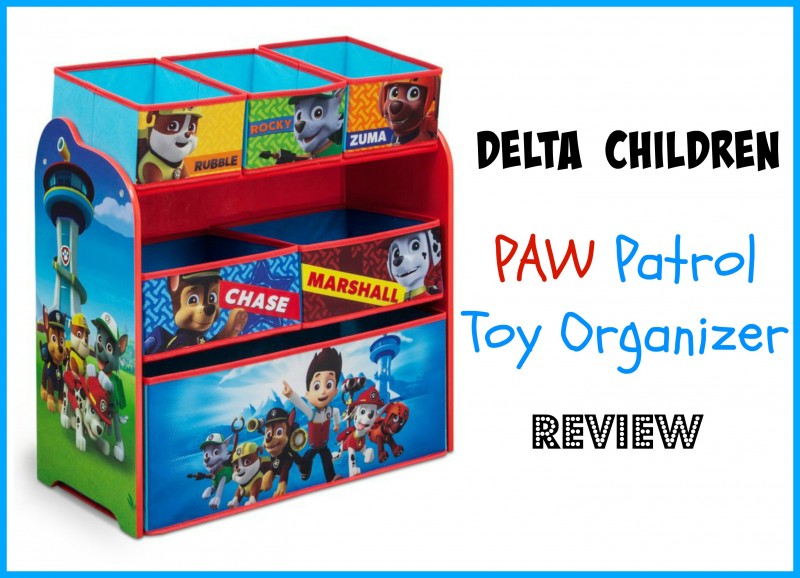 paw patrol toy organiser