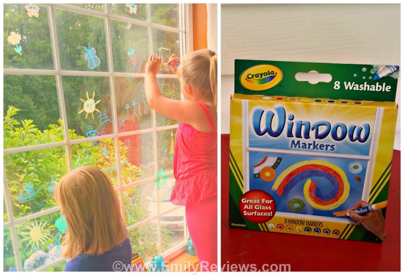 Crayola Window Markers - my kids thought it was so fun to draw on