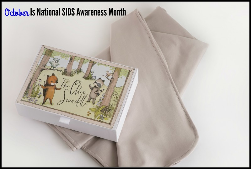 October Is National SIDS Awareness Month {+ Ollie Swaddle Review}