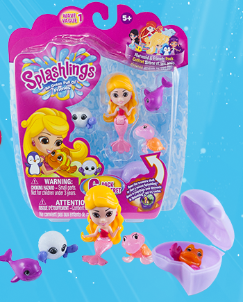 Splashlings ~ Wave 2 Arrives at Walmart in February 2017! Mermaid 6-pack assortment {Emily Reviews}