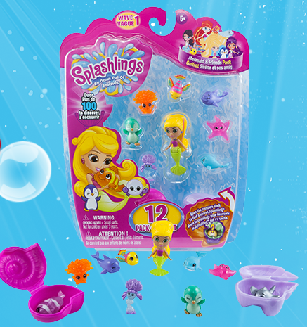 Splashlings ~ Wave 2 Arrives at Walmart in February 2017! Mermaid 12-pack assortment {Emily Reviews}