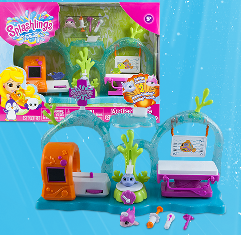 Splashlings ~ Wave 2 Arrives at Walmart in February 2017! Medical Center Playset {Emily Reviews}