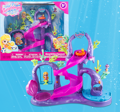 Splashlings ~ Wave 2 Arrives at Walmart in February 2017! Coral Treasure Park Playset {Emily Reviews}