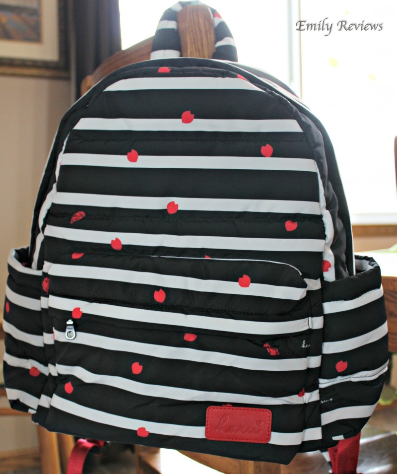 Haruhonpo USA Black Sakura Big Zipper Backpack {Doubles As A Diaper Bag!} {Emily Reviews}