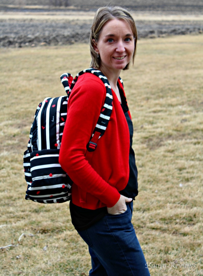 Haruhonpo USA Black Sakura Big Zipper Backpack {Doubles As A Diaper Bag!} {Emily Reviews}