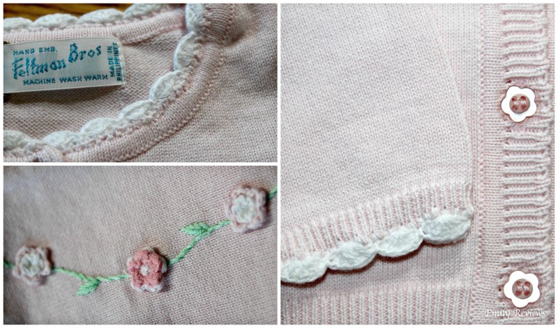 Preparing For Spring With Feltman Brothers’ Heirloom Clothing ~ Girl's Rose Garden Fly Sleeve Dress and Crocheted Flowers Cardigan is perfect for Easter! {Emily Reviews}