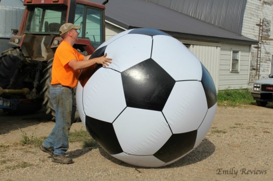 GoFloats Giant Inflatable Soccerball - 6 Feel Tall & So Much Fun ...