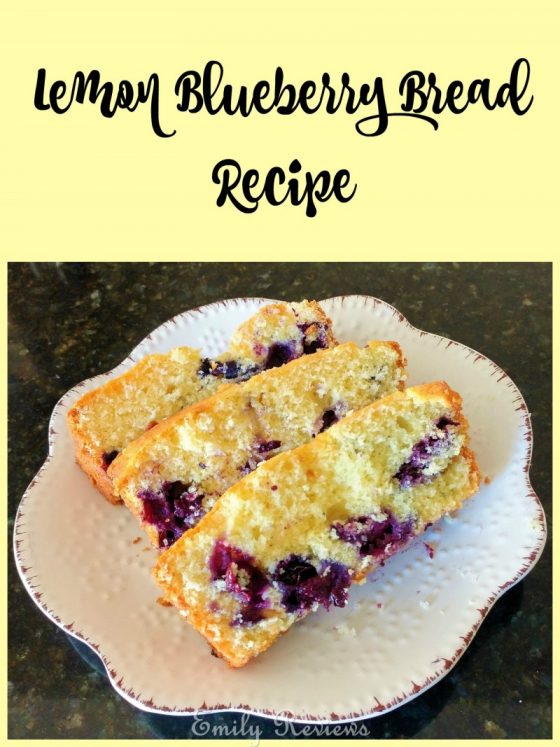 Lemon Blueberry Bread Is A Delicious Summer Treat ~ Recipe | Emily Reviews