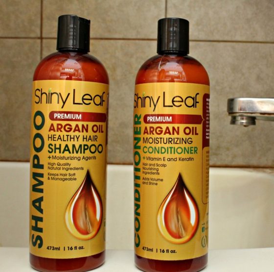 Shiny Leaf Argan Oil Healthy Hair Shampoo + Conditioner (& Giveaway ...