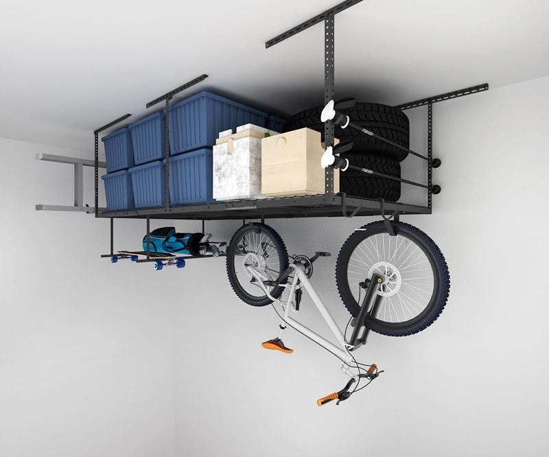 Fleximounts Overhead Garage Storage Rack 4x8 Review | Emily Reviews