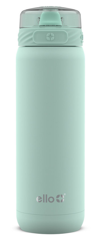 Ello Cooper Water Bottle 22oz Vacuum Insulated Stainless Steel Teal New