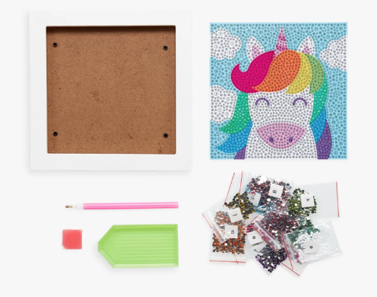 razzle dazzle diy gem art kit - unique unicorns