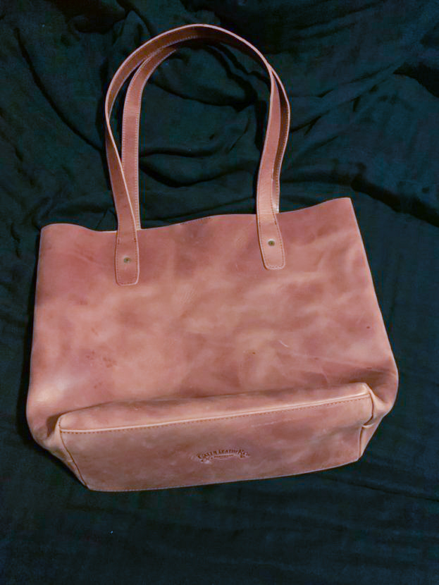 galen leather tote