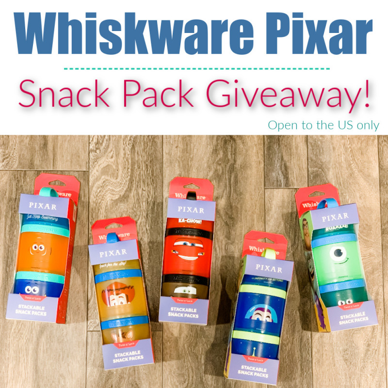 Whiskware Pixar Stackable Snack Pack Containers - Monsters Inc.