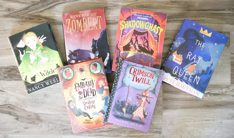 middle school halloween books