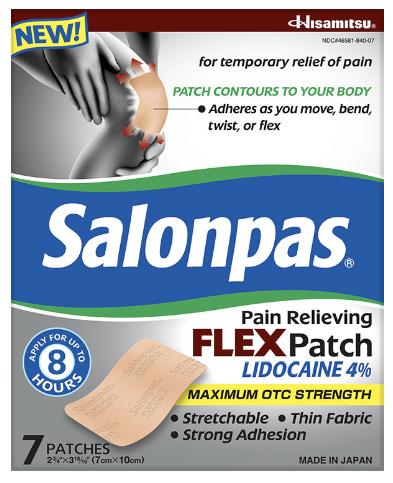 Salonpas Flex Patch LIDOCAINE 4% NOW AVAILABLE! + Giveaway