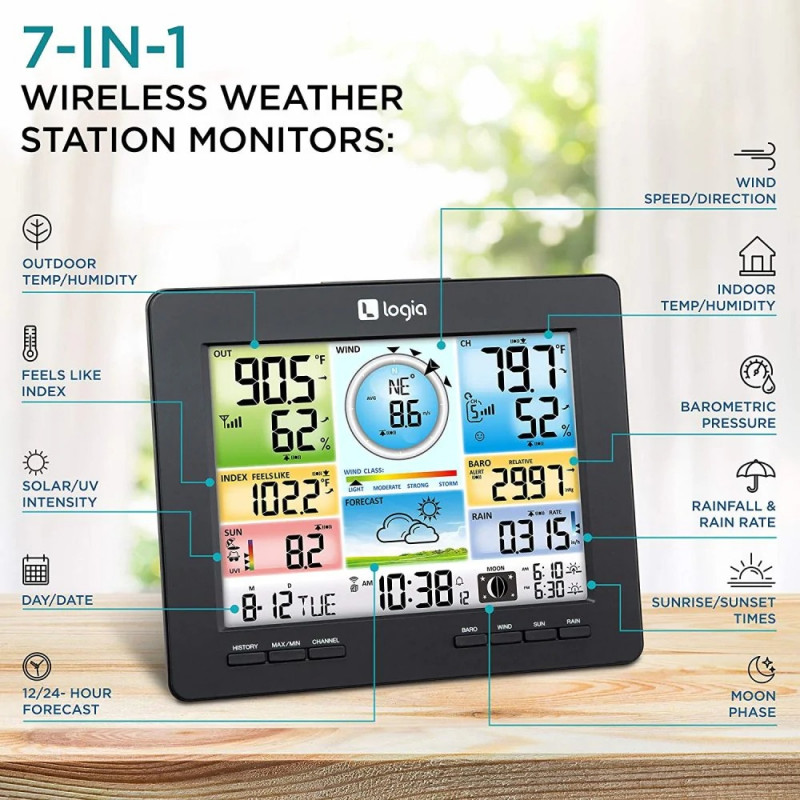 logia weather station display