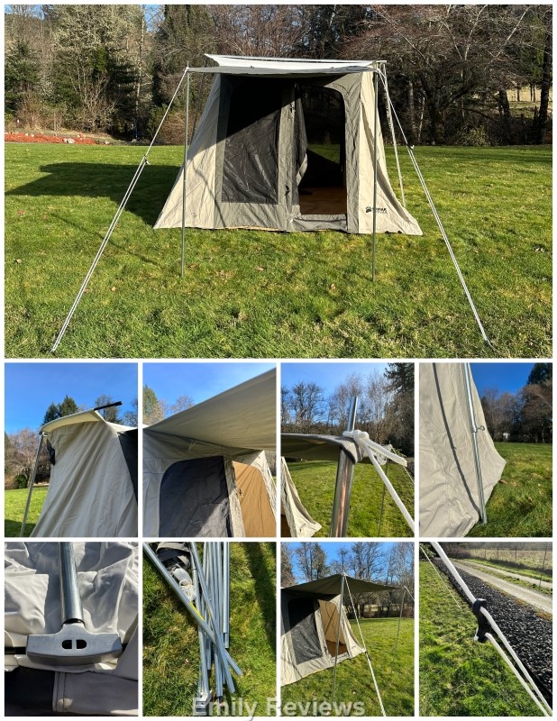 Kodiak Canvas 10x10 Flex-Bow Canvas Tent Deluxe Reviews - Trailspace