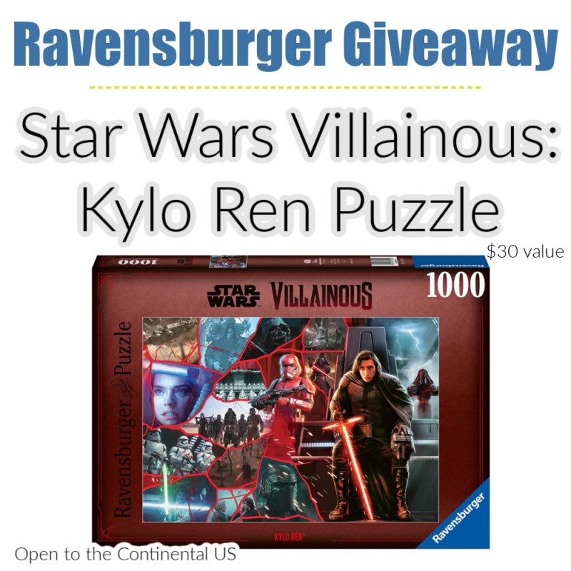 Star Wars Villainous: Kylo Ren puzzle Giveaway