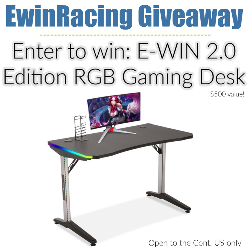 EwinRacing Gaming Desk Giveaway