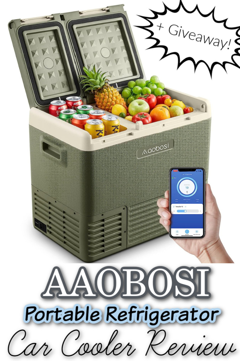 AAOBOSI 44 Quart Car Refrigerator Cooler Review (+ Giveaway!)