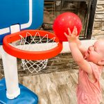 GoSports Tot Shot Modern Kids Basketball Set – Indoor & Outdoor Toy Hoop for Toddlers (2)