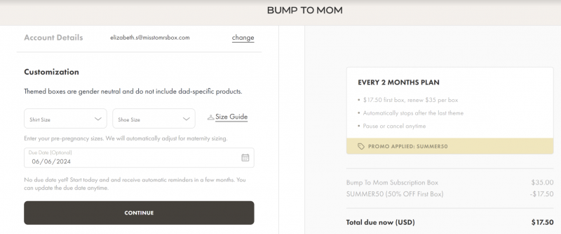 Bump To Mom Box Review - A Great Gift For A Mom To Be!