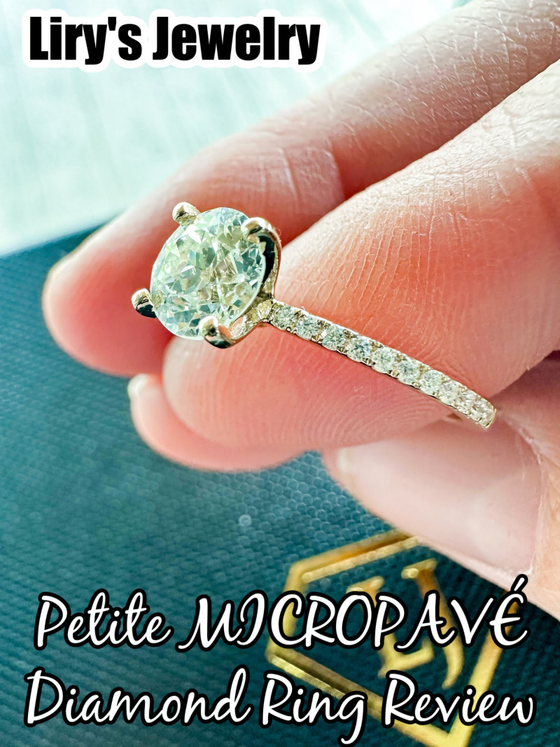 Petite MICROPAVÉ Diamond Ring