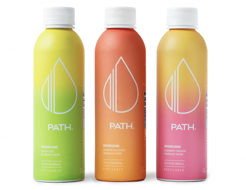 PATH sparkling flavored water