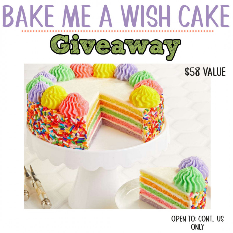 Bake Me A Wish Cake Giveaway