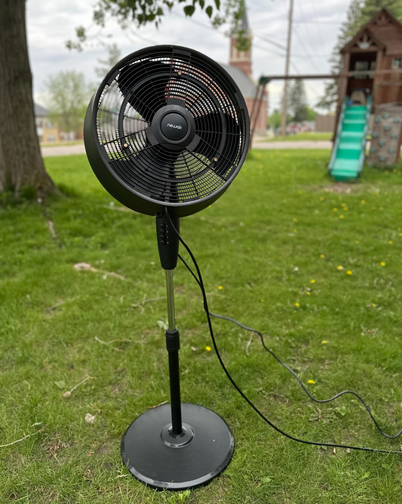 newair outdoor misting fan