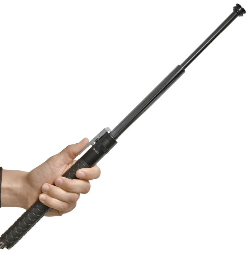 POLICE FORCE TACTICAL AUTOMATIC EXPANDABLE STEEL BATON 26''