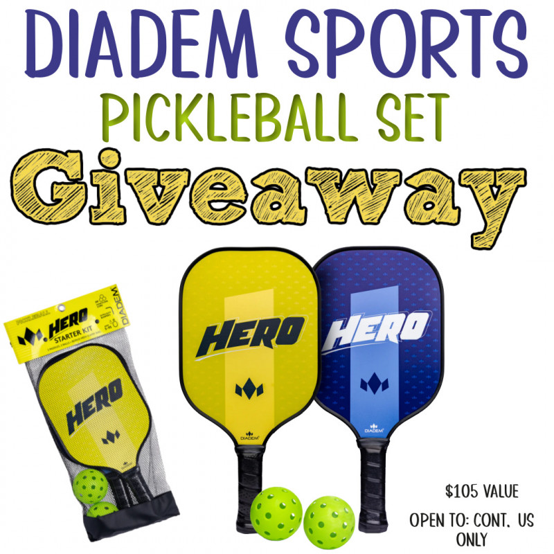 Diadem Sports Hero Pickleball Starter Kit Giveaway .