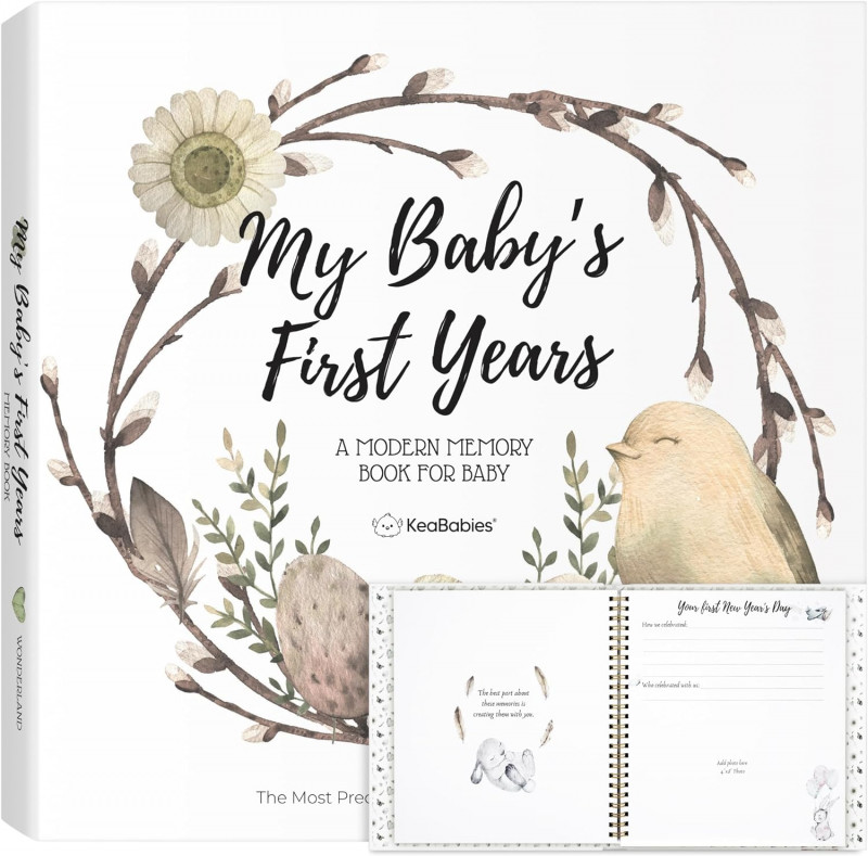 First 5 Years Baby Memory Book - KeaBabies