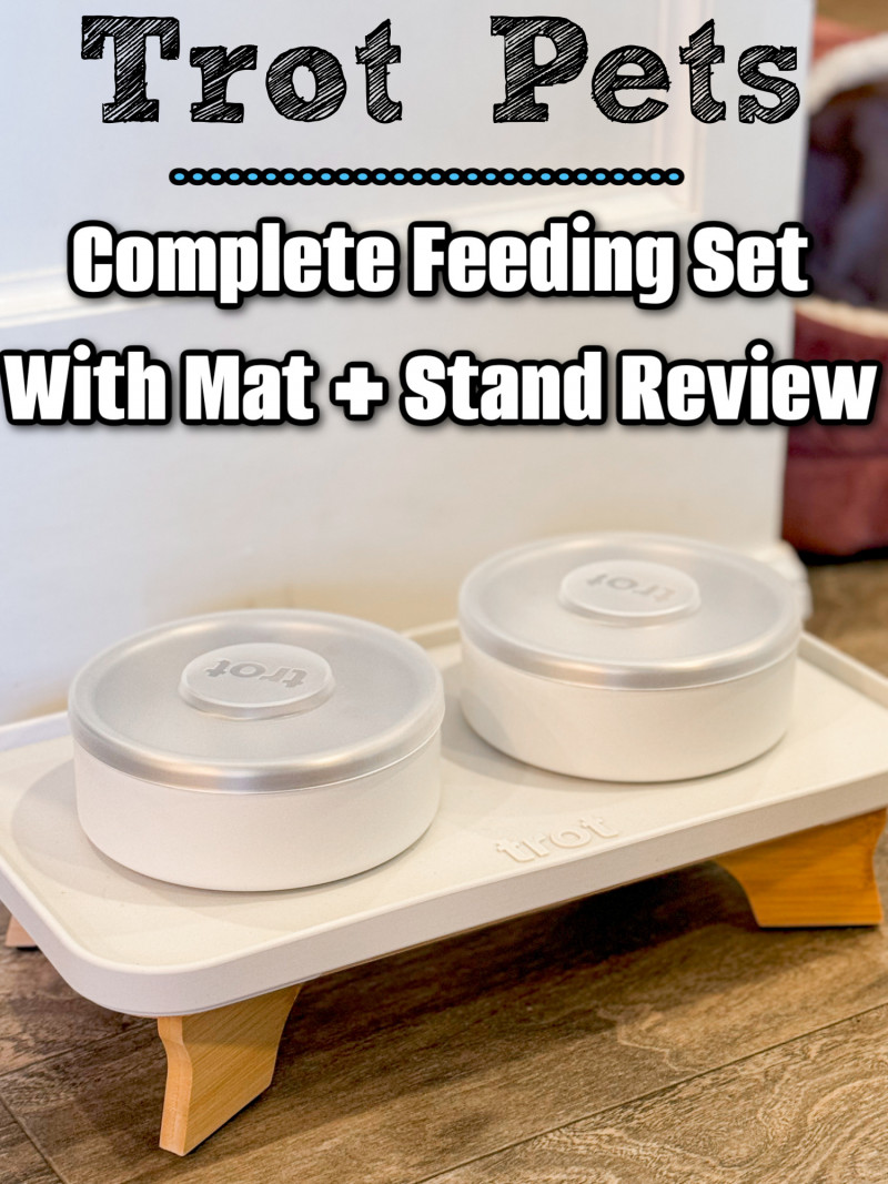 Trot Pets: Complete Feeding Set With Mat + Stand Review.