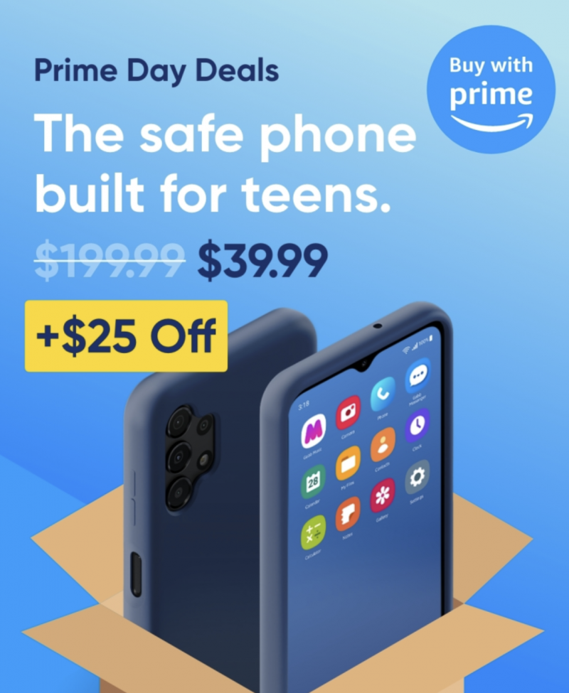 Gabb Wireless Kid-Safe Phone - Amazon Prime Deal.