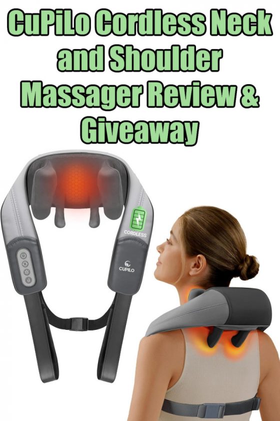 CuPiLo Cordless Neck and Shoulder Massager Review & Giveaway | Emily ...