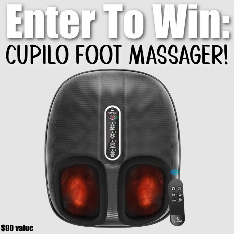 CuPiLo Foot Massager Review & Giveaway.