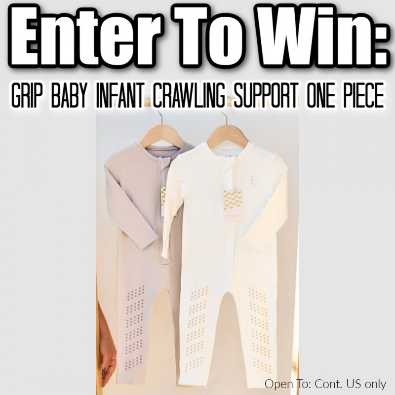 Grip Baby Unique Infant Crawling Support Onesie Review + Giveaway .