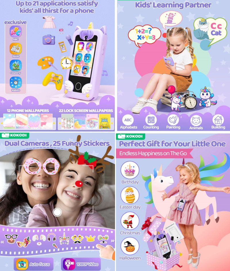 KOKODI Kids Toy Smartphone Review + Giveaway.